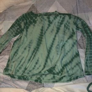 Prana cotton knit tie dye sweater